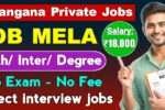 Khammam job Mela 2026 notification released